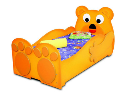 Beer kinderbed jeugdbed juniorbed bed kinderkamer speelbed lattenbodem