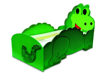 Dino Groot Bed met Matras Kinderbed Kinderkamer Kinderen Kamer Bedden