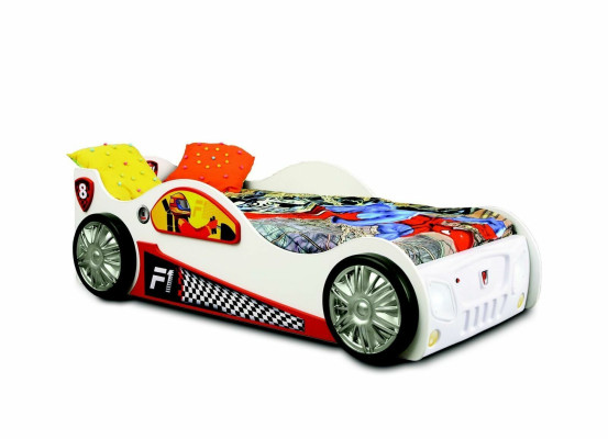 Raceauto Bed Kindermeubels Slaapkamer Kind Houten Bedden + Matras
