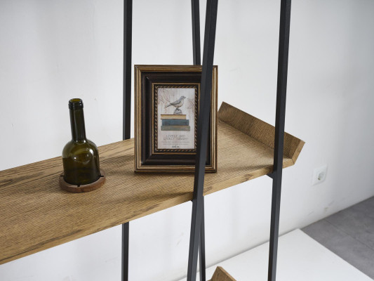 Stijlvol en functioneel houten boekenrek voor de woonkamer