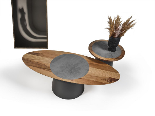 Salontafels Design Meubels Stijl Hout Italiaanse Stijl Tafels Ronde Tafel