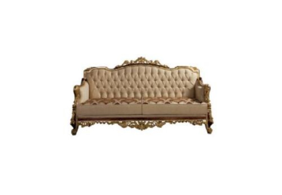 Klassiek bankstel salontafel fauteuil bank 5-delige Chesterfield meubel