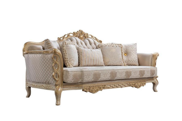 Bankstel 3+1 bank fauteuil woonkamer luxe bankstel textiel nieuw