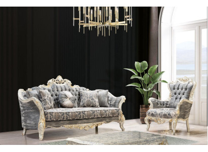 Sofa set 3+1 zits woonkamerbank bank fauteuil sofa set Nieuw