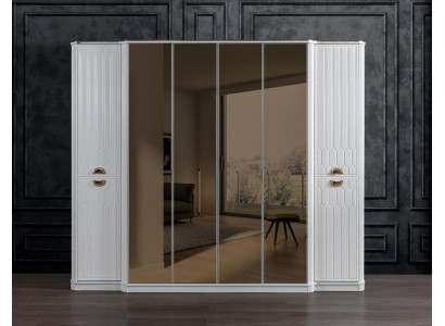 Slaapkamer meubels Houten kast Garderobe Stijl Modern Wit Nieuw