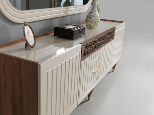 xxl dressoir dressoir commode 201 cm met spiegel 2-delig. Kast dressoirs