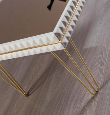 Woonkamer salontafel tafel design meubels luxe 111x64 bank wit