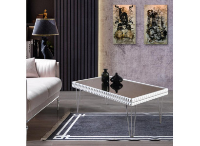 Woonkamer salontafel tafel ontwerp meubels luxe salontafels hout 111x64