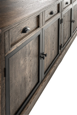 Ontwerper dressoir dressoir sideboard kast woonkamer plank hout luxe