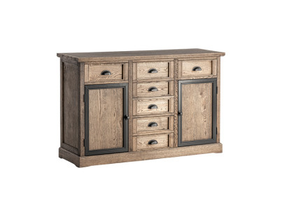 Console bruin houten tafel met lade plank bijzettafel dressoir meubels
