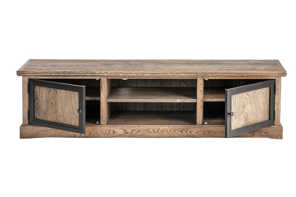 rtv tv dressoir Echt hout Glas Tafel TV-kast Tafels Designer Lowboard