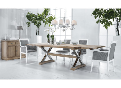 Ontwerp eettafel klassieke houten tafels uitschuifbare woonkamer luxe