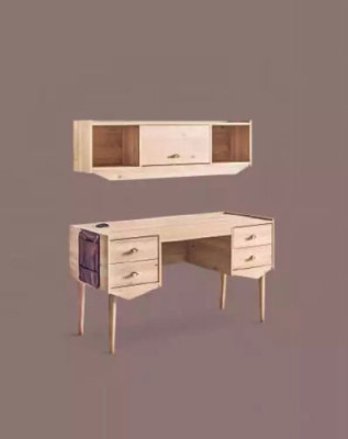 Secretaris bureau tafel 134x60x77 schrijftafels tafels meubels hout computer