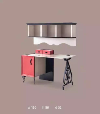 Secretaris bureau tafel 130x32x58 Schrijftafels Tafels Meubels Hout Computer