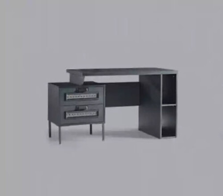 Moderne kinderbureau Kinder bureaus zwart Tafels Meubels Tafel