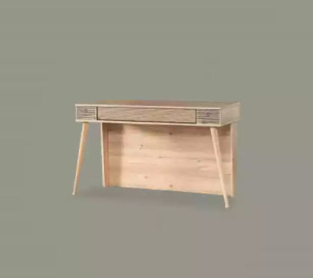 Moderne tafel Werktafel Bruine kinderbureau in de kinderkamer