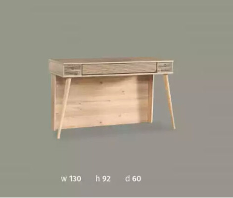 Moderne tafel Werktafel Bruine kinderbureau in de kinderkamer