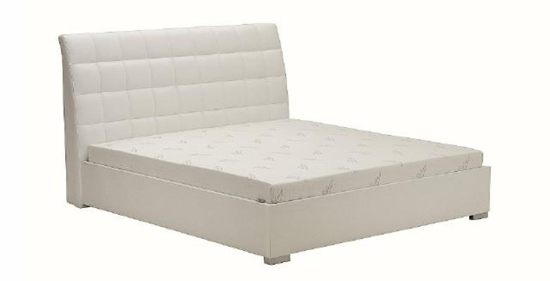 Bed Tweepersoonsbed Designerbedden Tweepersoonslederen bekleding Textielbed Stofbed