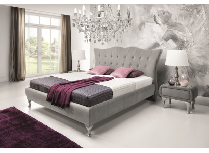 Bed Chesterfield gestoffeerd bed Luxe Tweepersoons Slaapkamer Designbedden Nieuw