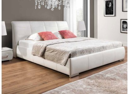 Bedden Bed Bekleding Leer Textiel Designer Hotel Tweepersoons Luxe