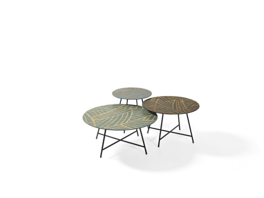 Stel van 3 salontafels koffietafel ontwerptafels woonkamertafels rond