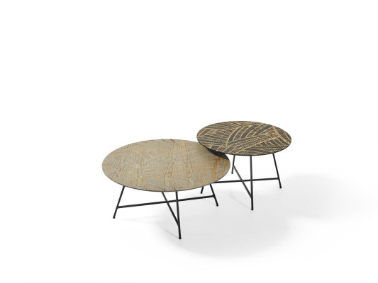 Stel van 3 salontafels koffietafel ontwerptafels woonkamertafels rond