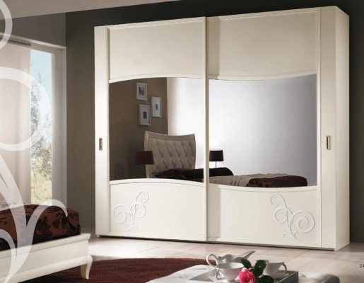 Luxe kledingkast met schuifdeuren Slaapkamerkast Kasten Hout Design