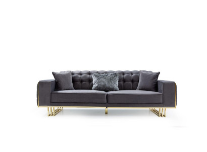 bank Luxe meubels Woonkamer Voeten 240cm Bank Banken 3-zits