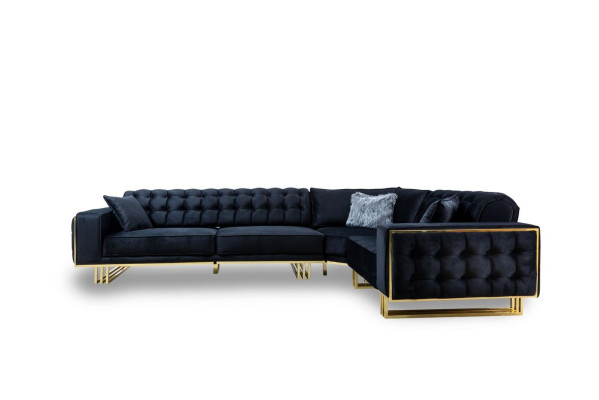 Exclusieve hoekbank Modern L-vorm Designer stijl meubels Woonkamer hoekbank