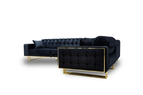 Exclusieve hoekbank Modern L-vorm Designer stijl meubels Woonkamer hoekbank
