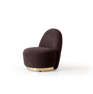 Fauteuil Modern Bruin Woonkamer Textiel Luxe Design Meubels Lounge Club