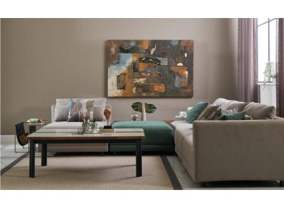 Hoekbank L-vorm Bank Woonlandschap Stoffen Bank Gestoffeerde Banken Beige Ontwerp