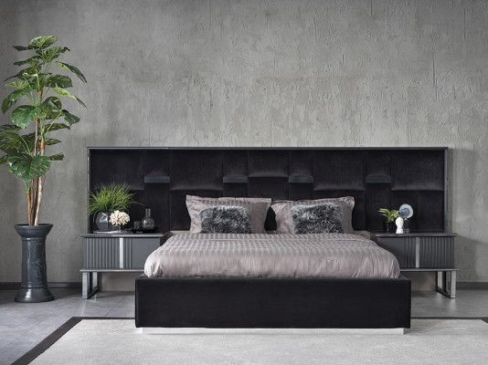 Slaapkamer Volledig Design Inrichting Bed 2x Nachtkastjes Luxe Kaptafel