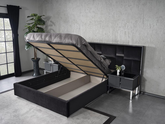 Slaapkamer Volledig Design Inrichting Bed 2x Nachtkastjes Luxe Kaptafel