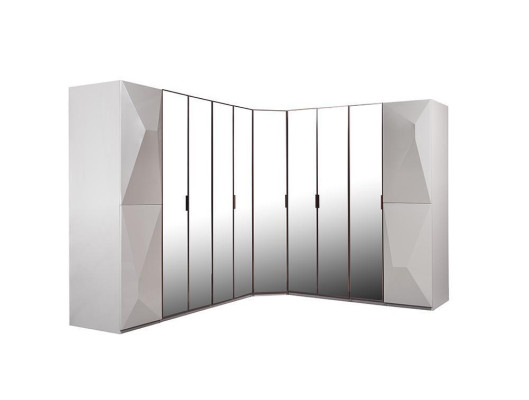 Hoekkast Design Luxe Slaapkamermeubelen Hout Kledingkast Modern