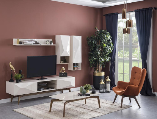 Modern luxe wandmeubel set woonkamer meubeldesign inrichting