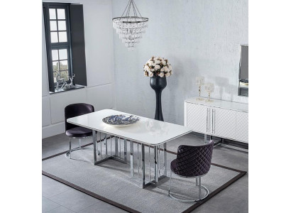 Modern Design Meubels Eetkamer Eettafel Luxe 4 stoelen Nieuwe inrichting