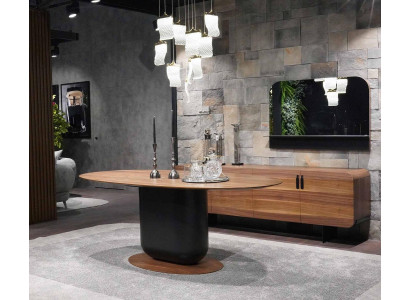 Eettafel Ontwerp Tafel Moderne Meubels Eetkamer Hout Ontwerp Luxe Inrichting Nieuw