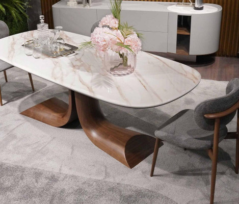 Eetkamer eettafel 4x stoelen luxe compleet set 4-delig eetgroep houten tafel