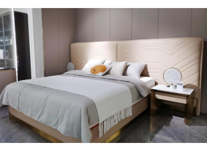 Elegant tweepersoons luxe slaapkamerbed stijlvol bed