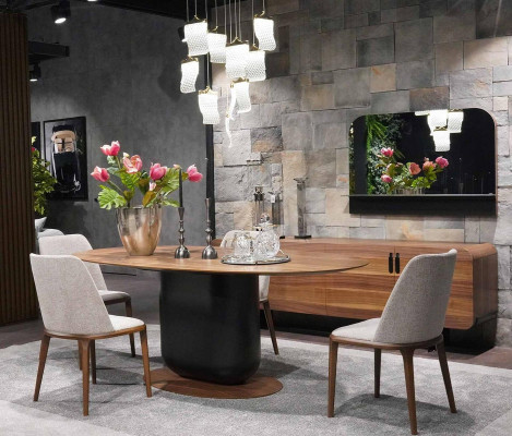 Eetkamer Complete Set Eettafel Stoelen Eetkamerset Eetgroep Houten Tafel 5-delig