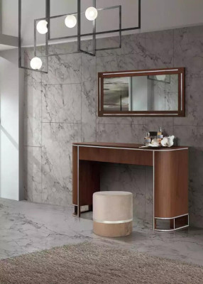 Ontwerper Complete kaptafel + Spiegel Moderne Meubelen Nieuwe Set 2-delig.