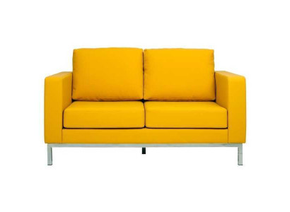 Kunstlederen bankstel woonlandschap 2-zitter design modern bank banken ligbank nieuw