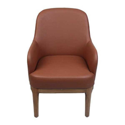 Bruine woonkamer fauteuil ontwerper single luxueuze fauteuil stoelen.