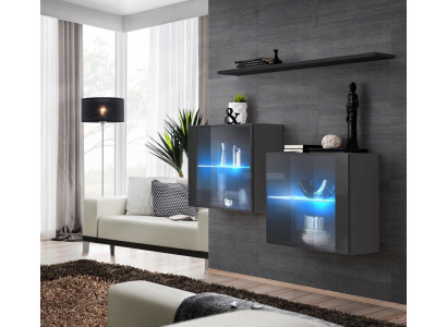 Ontwerper woonkamer wandmeubel wandkast wandplank luxe set woonkamer meubels