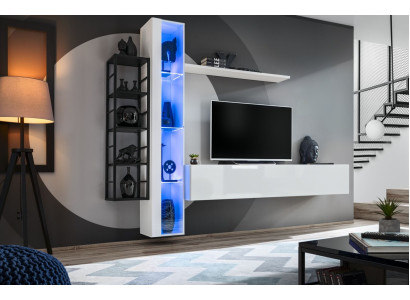 Luxe woonkamer meubels designer stijl modern woonkamer set wand vitrine laagbord.