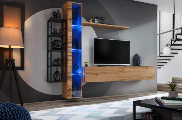 Braun Designer woonkamer luxe woonkamer meubels Compleet set sideboard meubelen