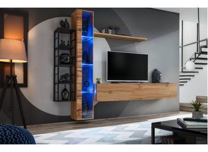 Braun Designer woonkamer luxe woonkamer meubels Compleet set sideboard meubelen