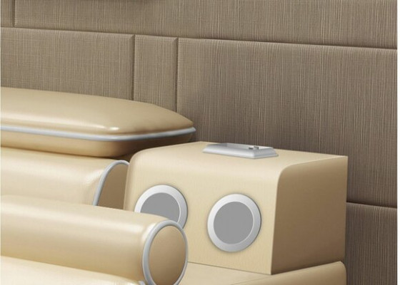 Multifunctioneel bed Moderne hotelbedden Tweepersoonsbed USB-geluid 180x200