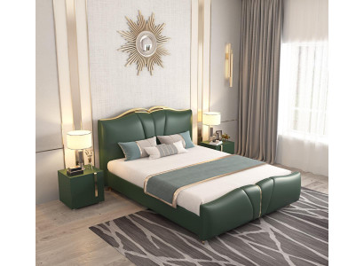Ontwerp tweepersoonsbed bed slaapkamer meubilair 3-dlg set bedden compleet nachtkastjes